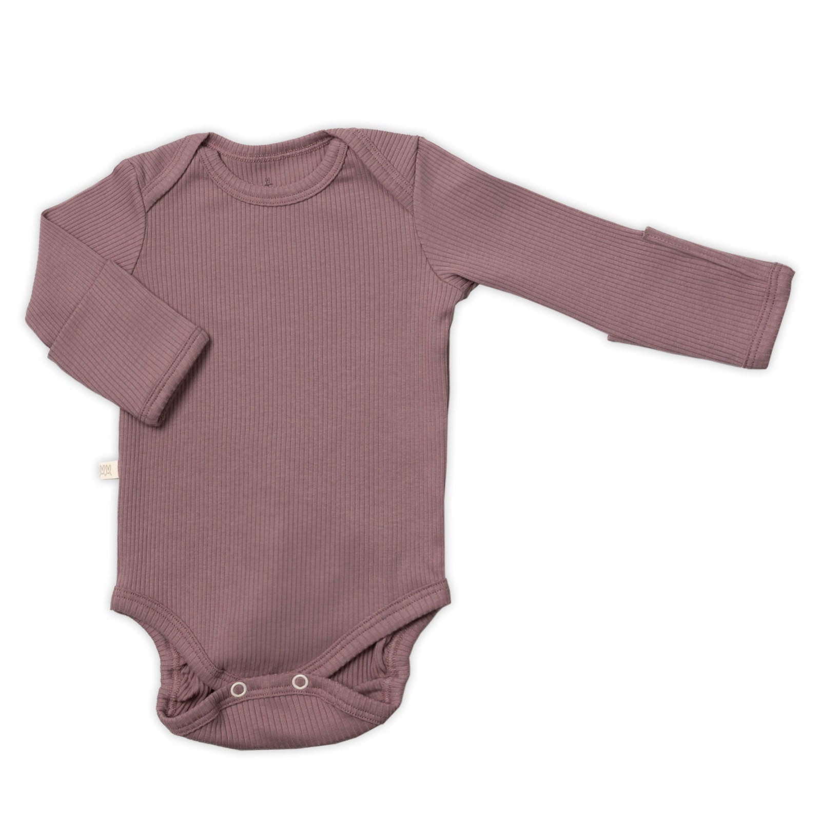 Pañalero Manga Larga Acanalado Mauve