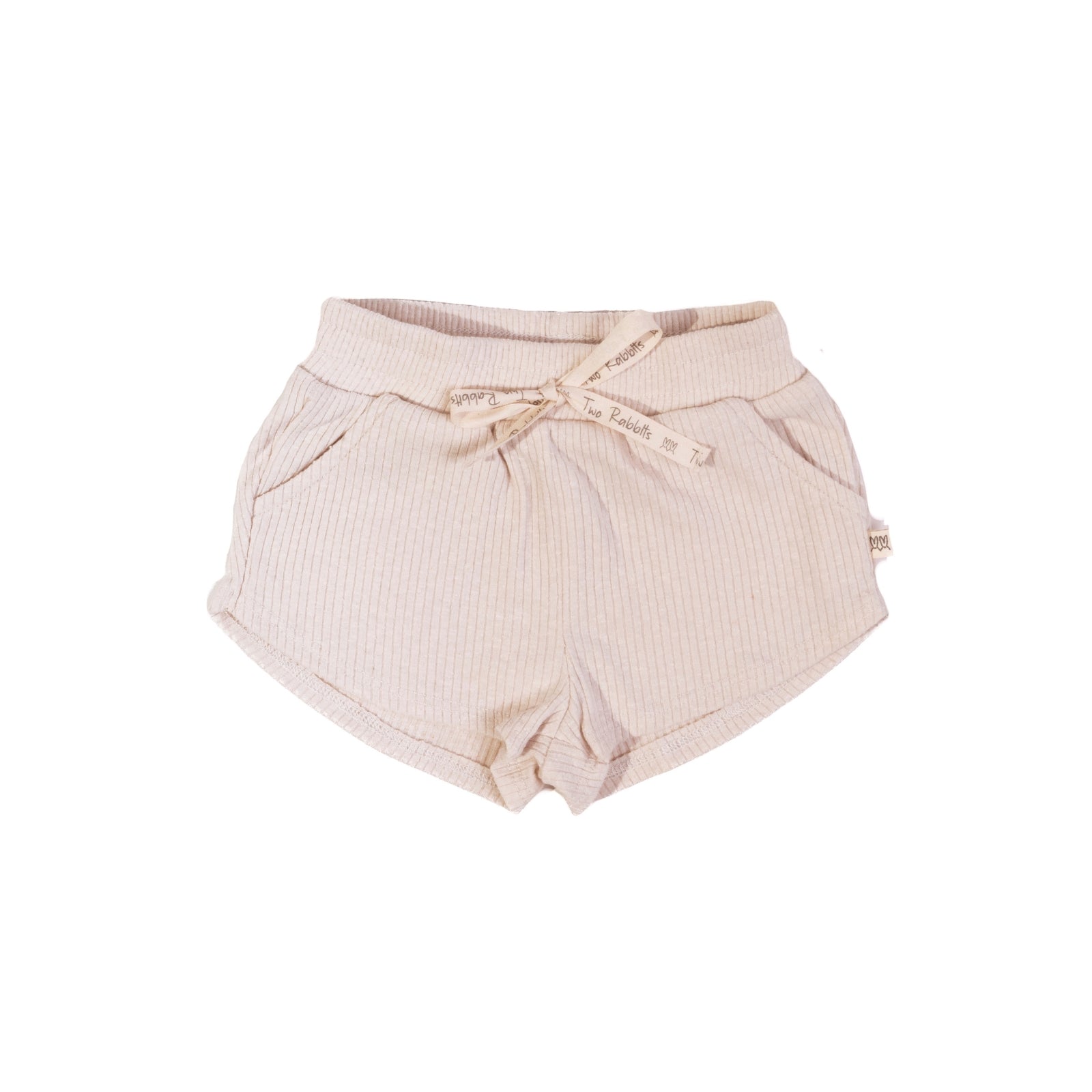 Conjunto Playera y Short Acanalado Vainilla