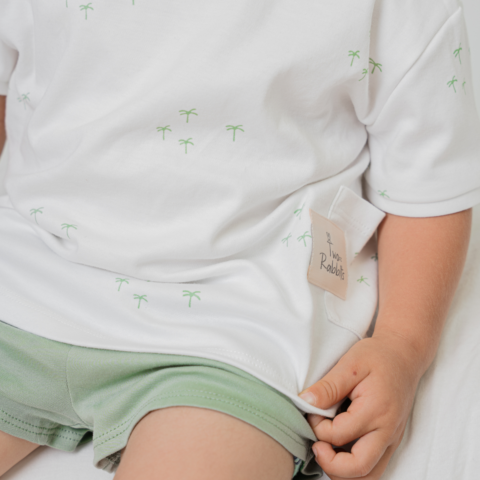 Playera Pima Oversize Palms