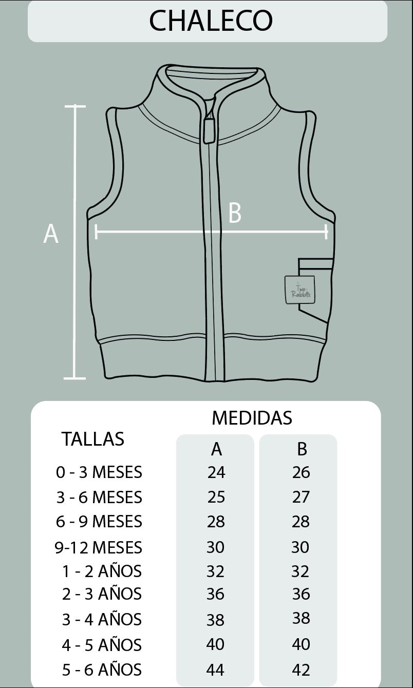 Chaleco Afranelado Cotton