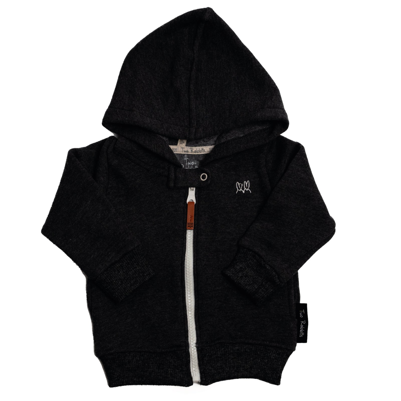 Sudadera Gorro Afranelada Charcoal