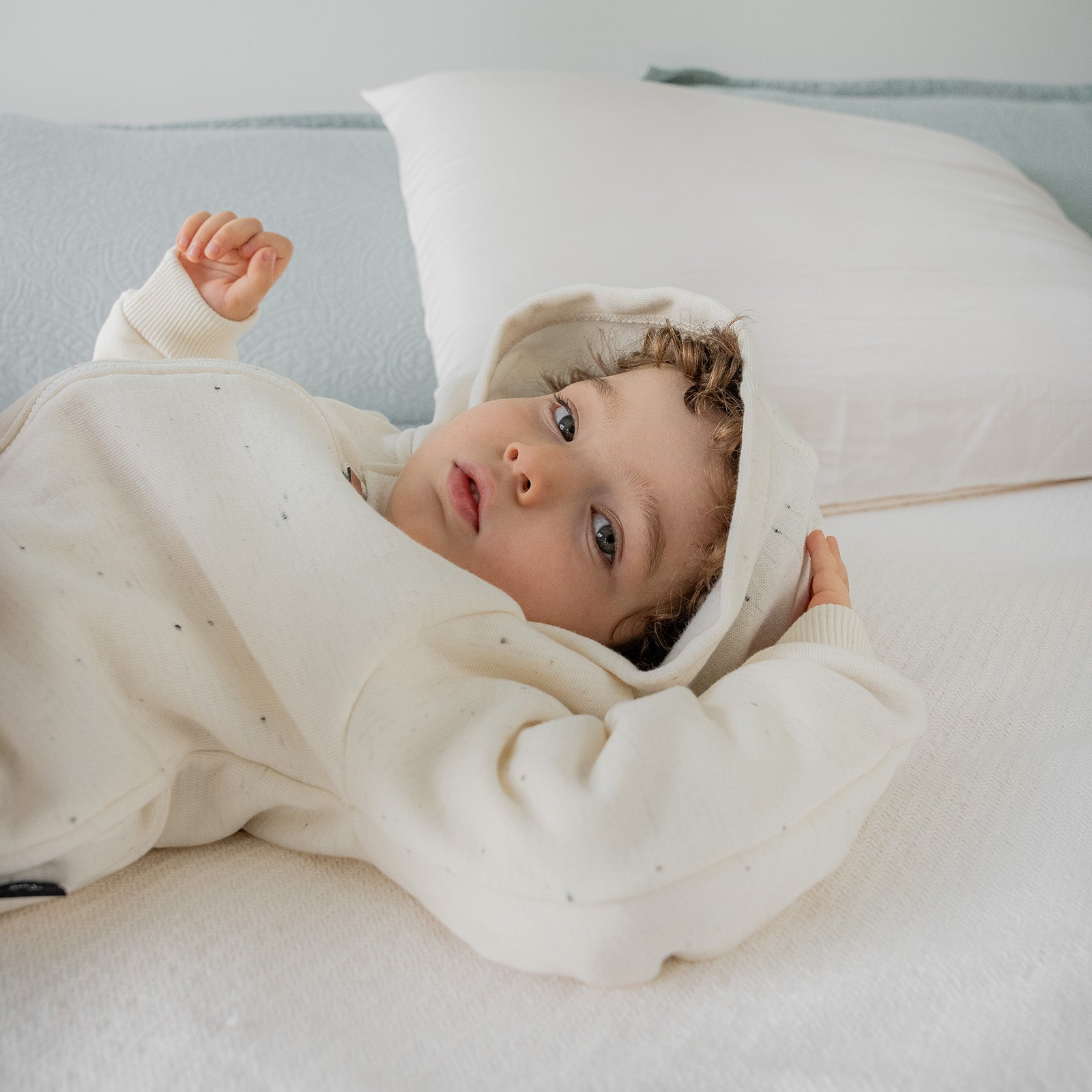 Sudadera Gorro Afranelada Cotton