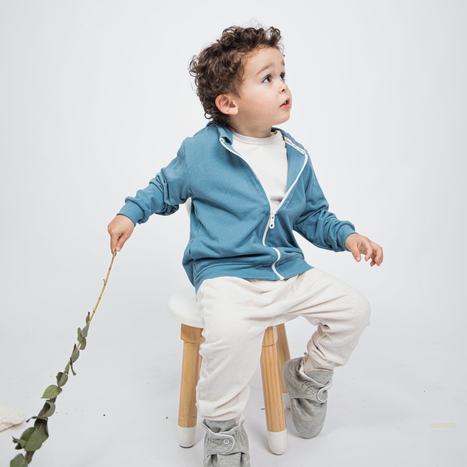 Jogger Acanalado Vainilla