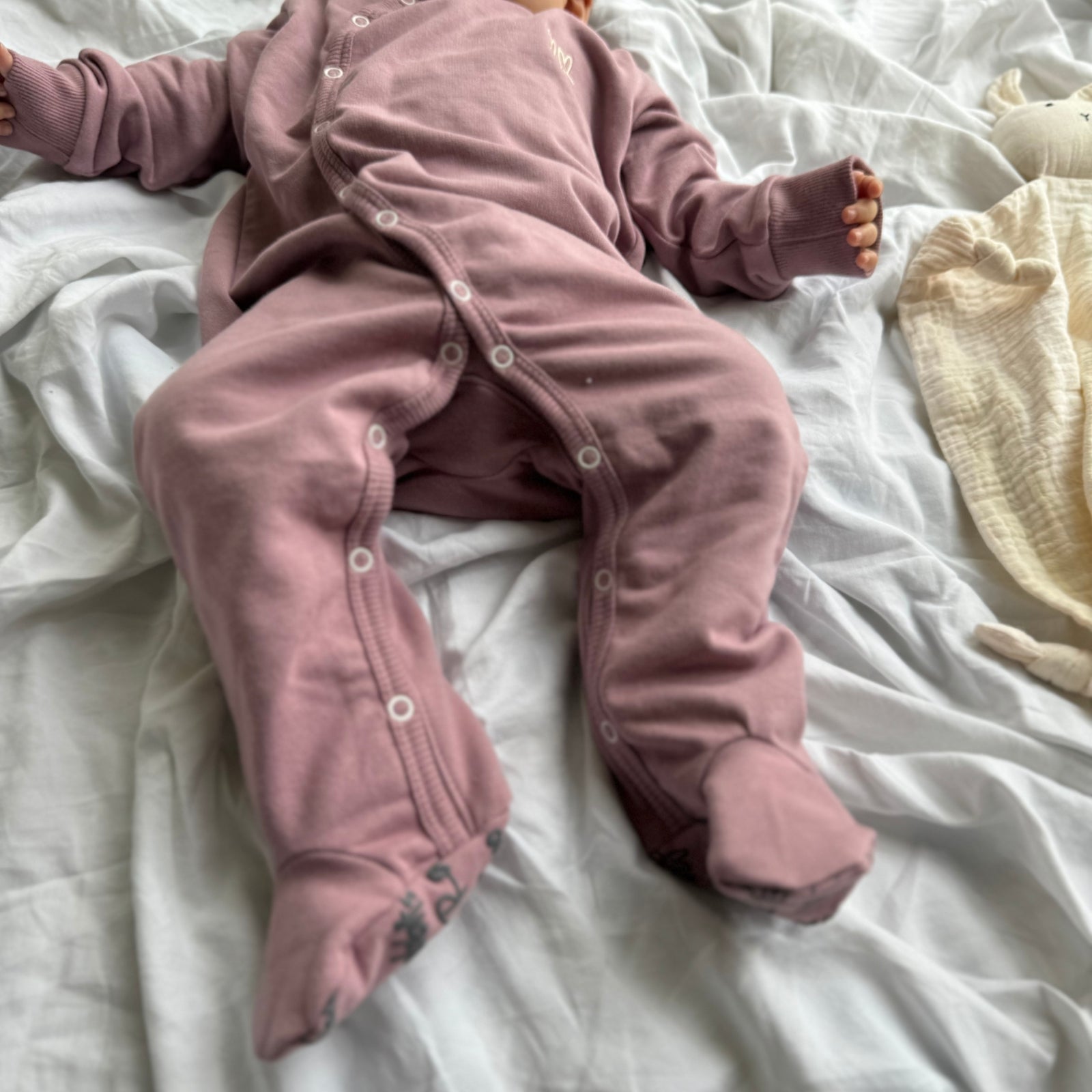 Mameluco Afranelado Mauve