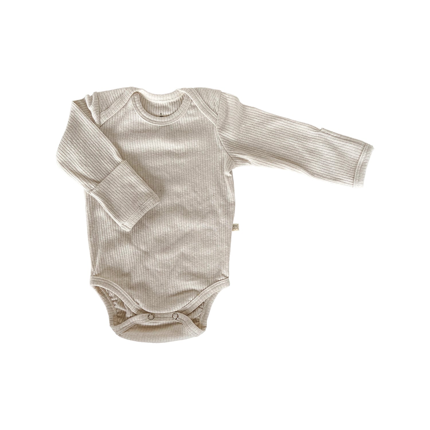 Pañalero Manga Larga Acanalado Vainilla