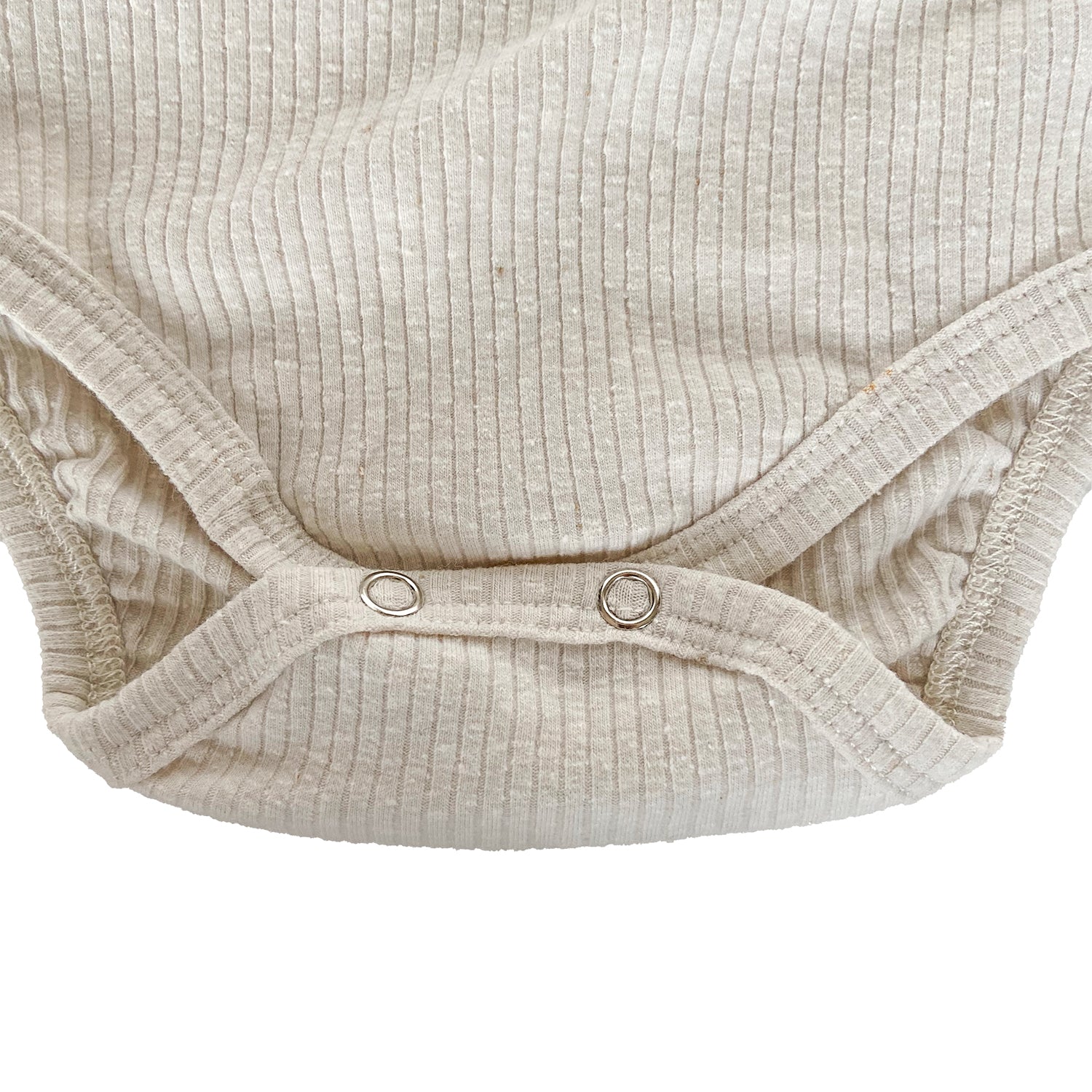 Pañalero Manga Larga Acanalado Vainilla