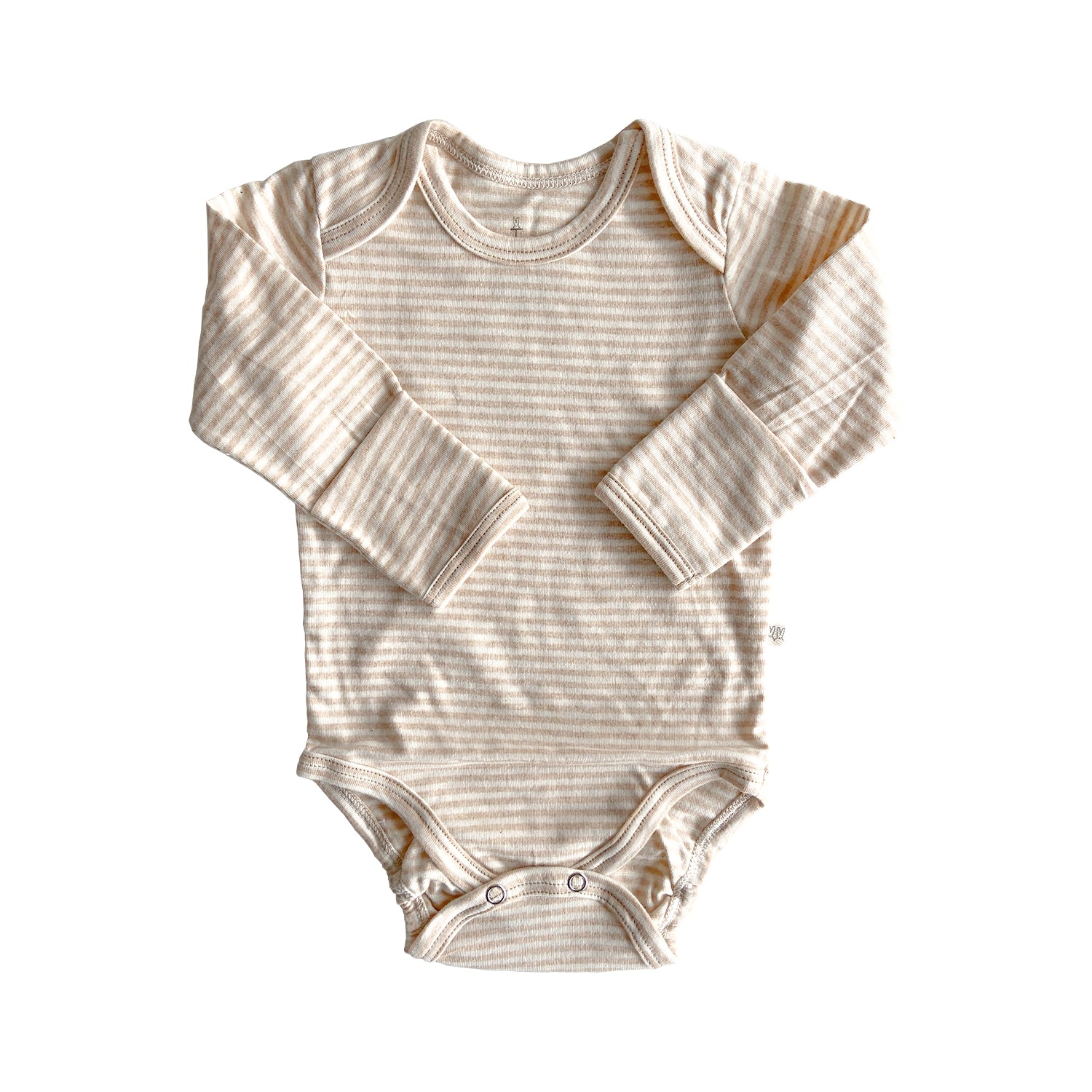 Pañalero Manga Larga Orgánico Vicuña a Rayas