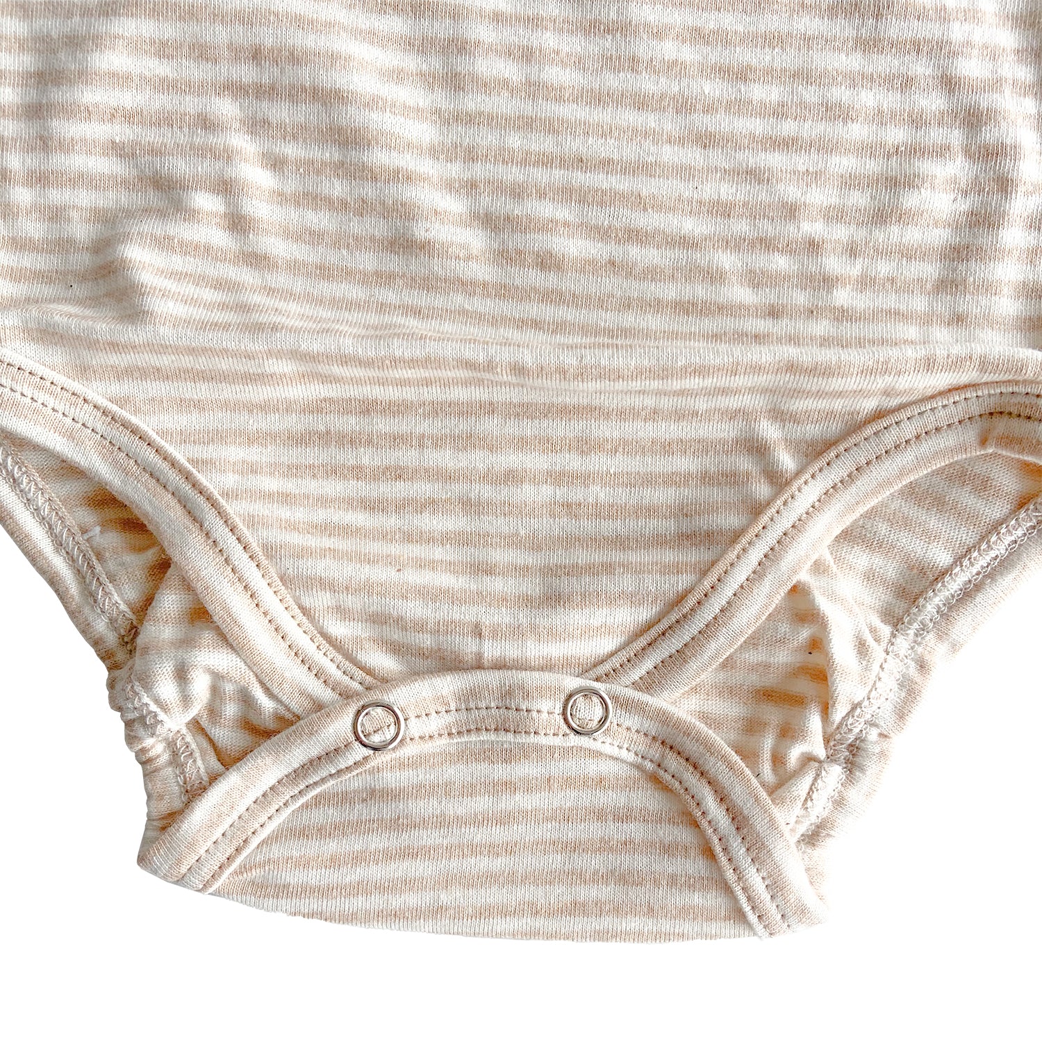 Pañalero Manga Larga Orgánico Vicuña a Rayas