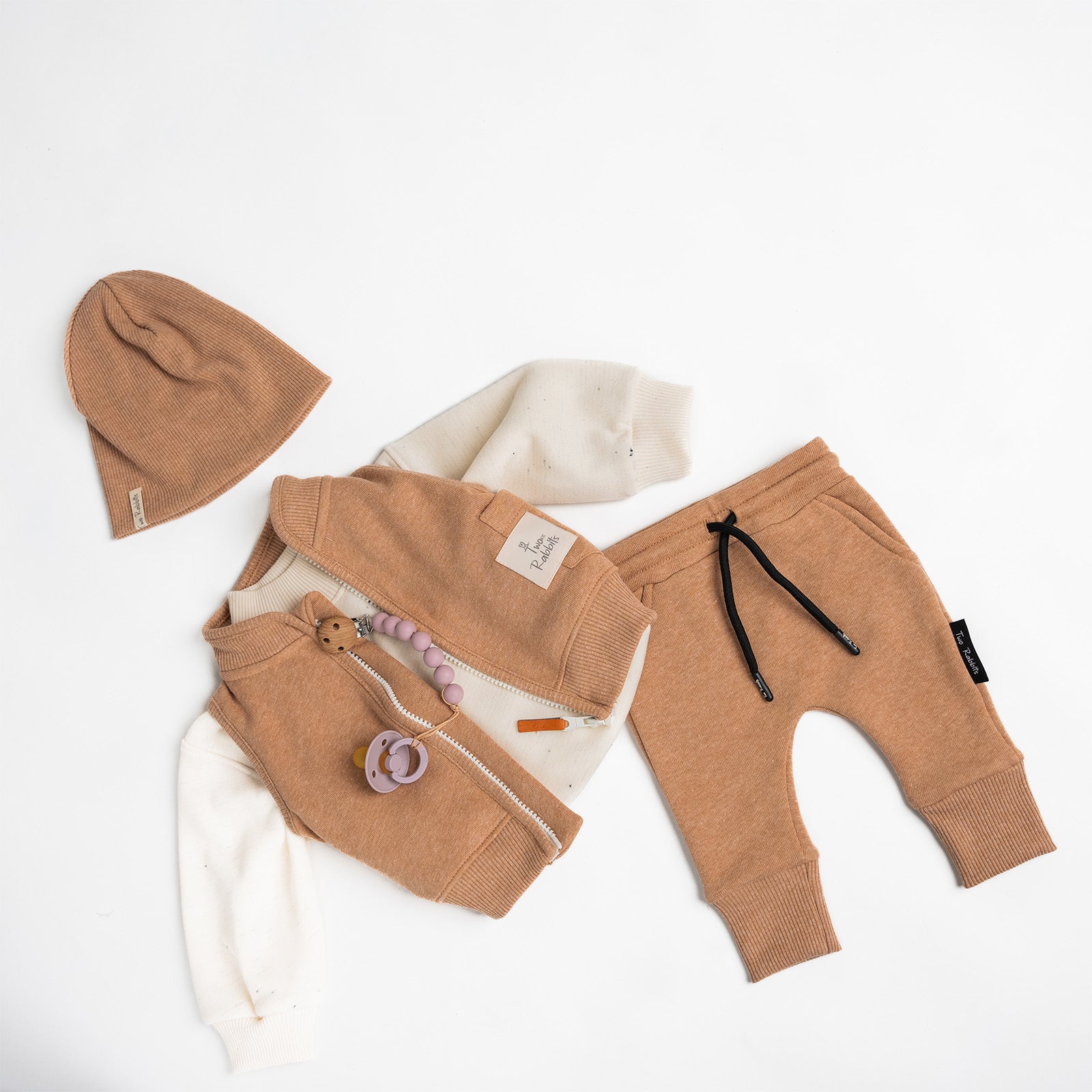 Pantalón Comfy Afranelado Camel