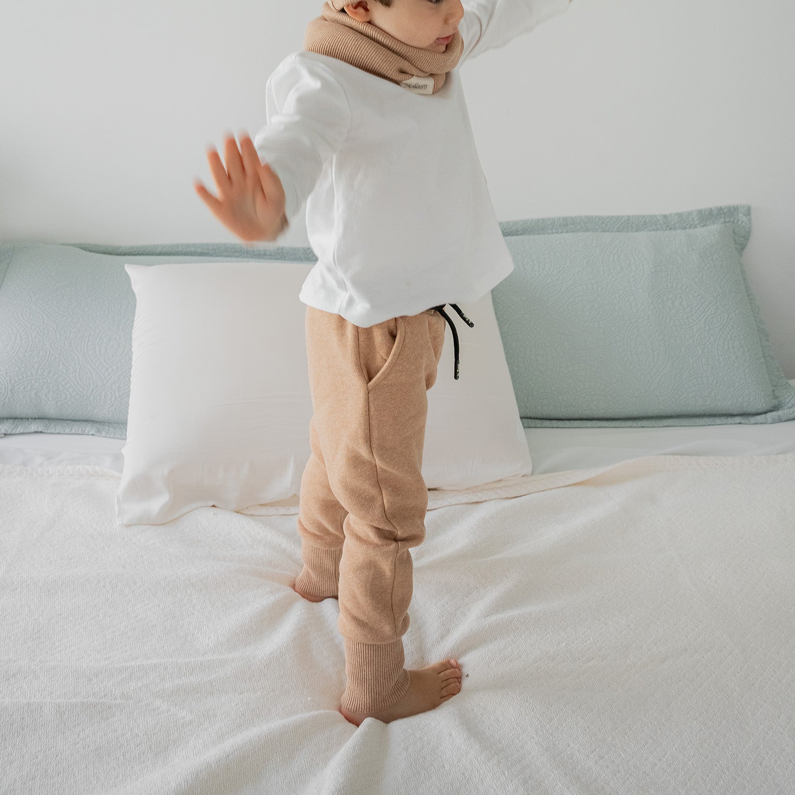 Pantalón Comfy Afranelado Camel