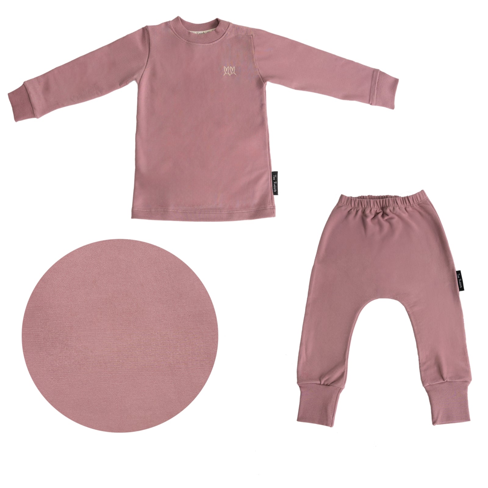 Pijama Afranelada Mauve