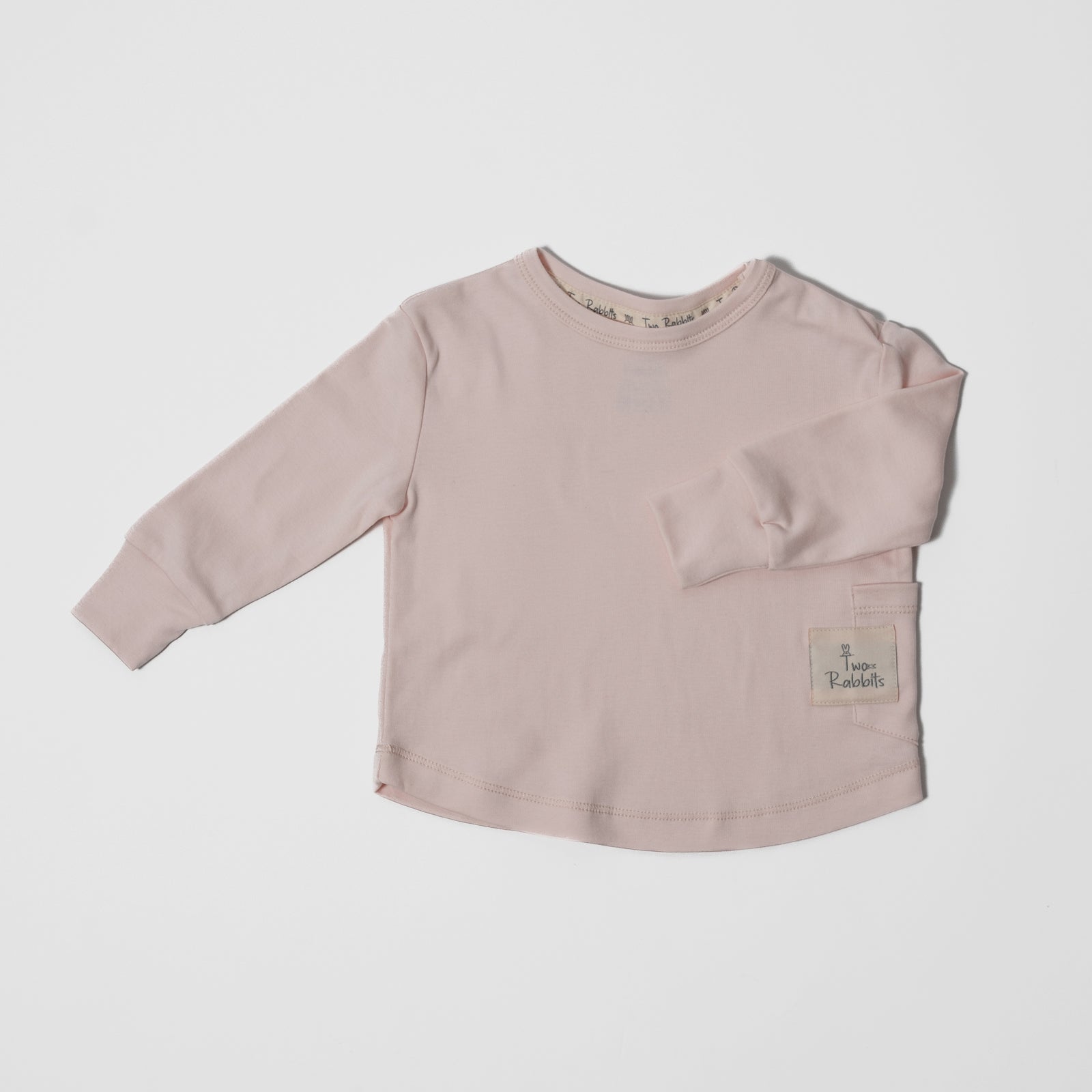 Playera Pima Manga Larga Dusty Rose