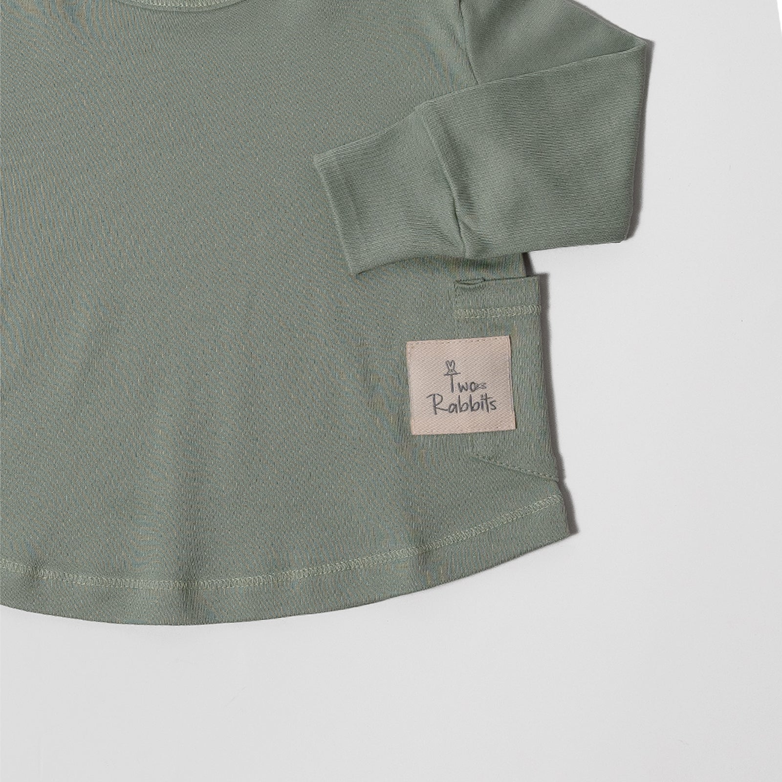 Playera Pima Manga Larga Menta