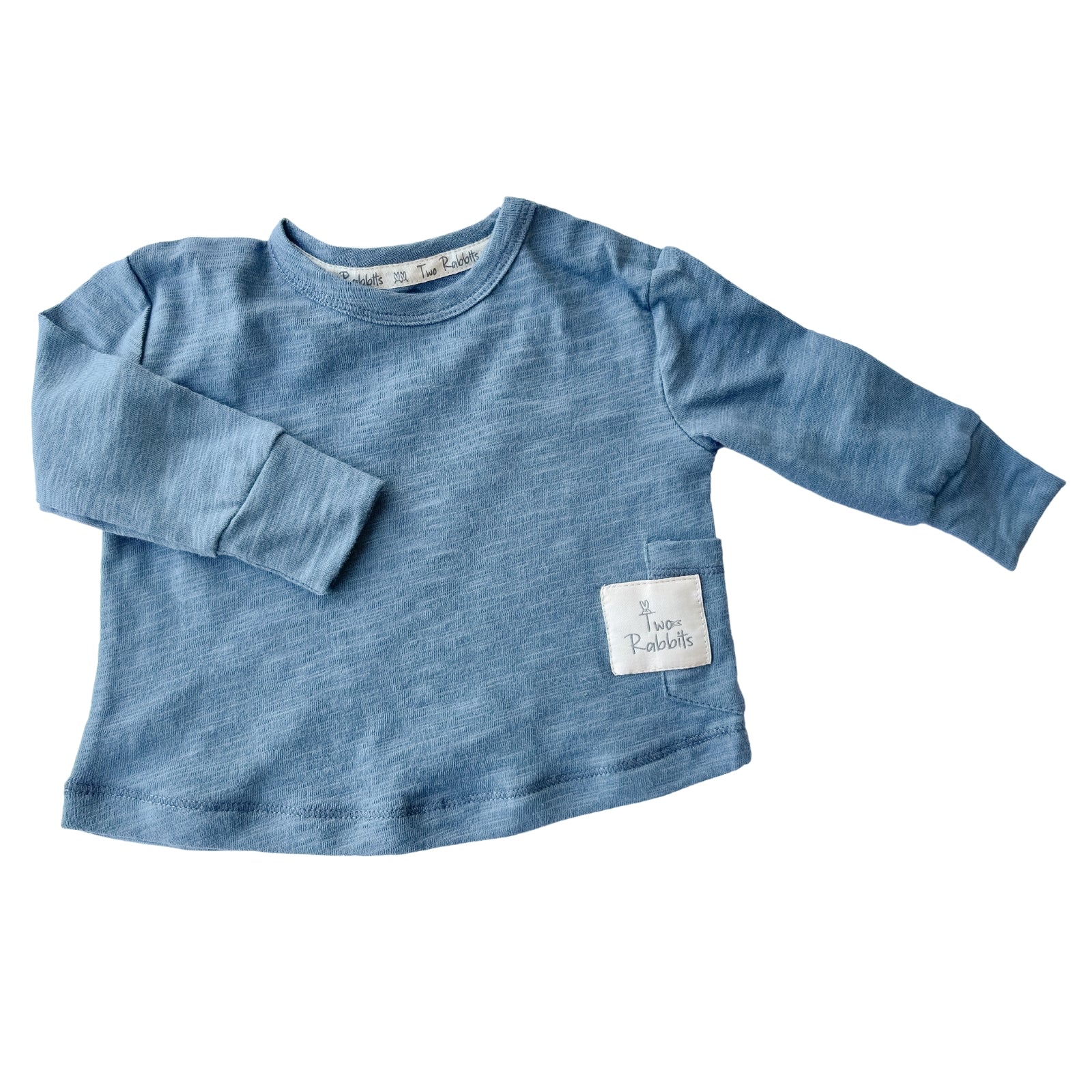 Playera Manga Larga Steel Blue