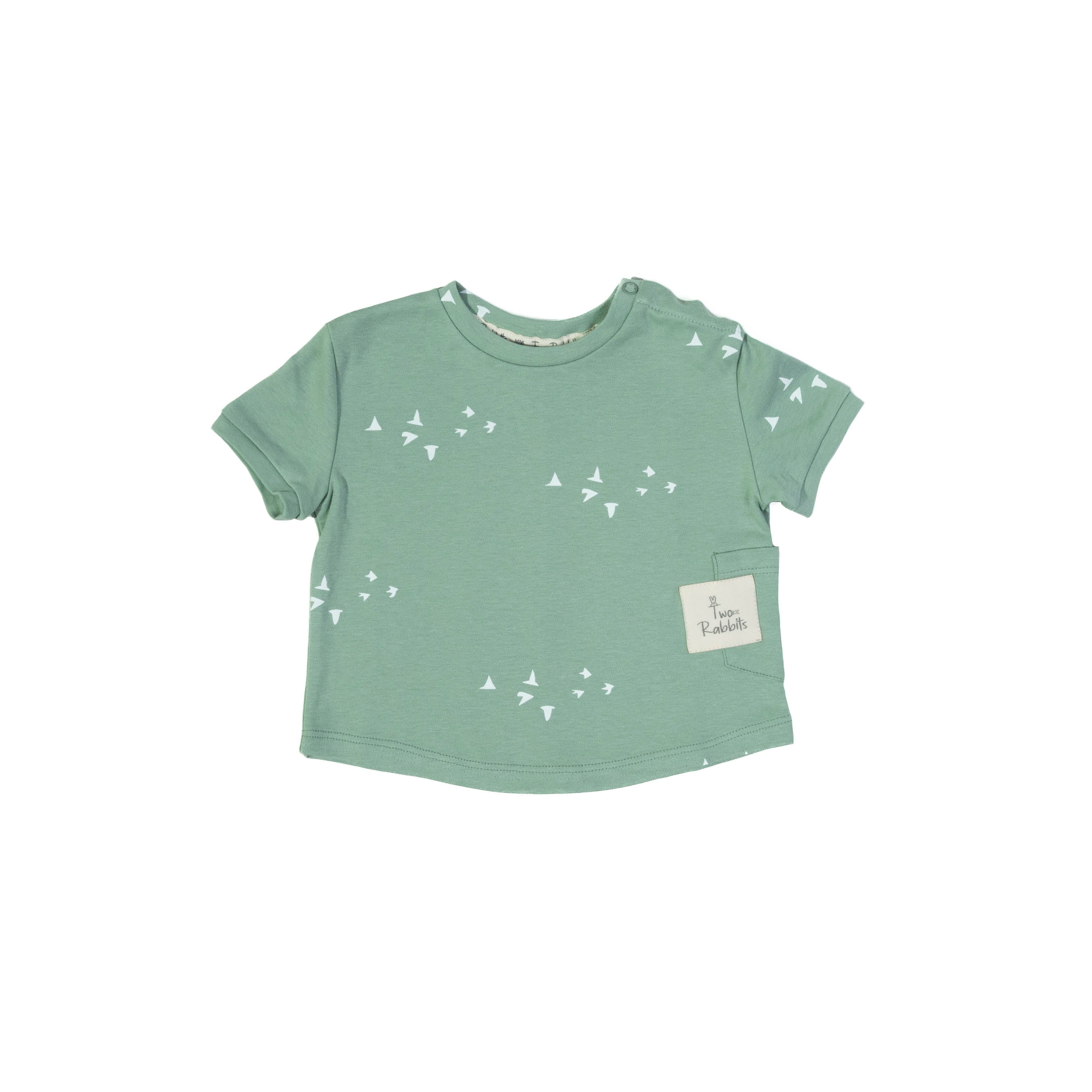 Playera Pima Oversize Birds