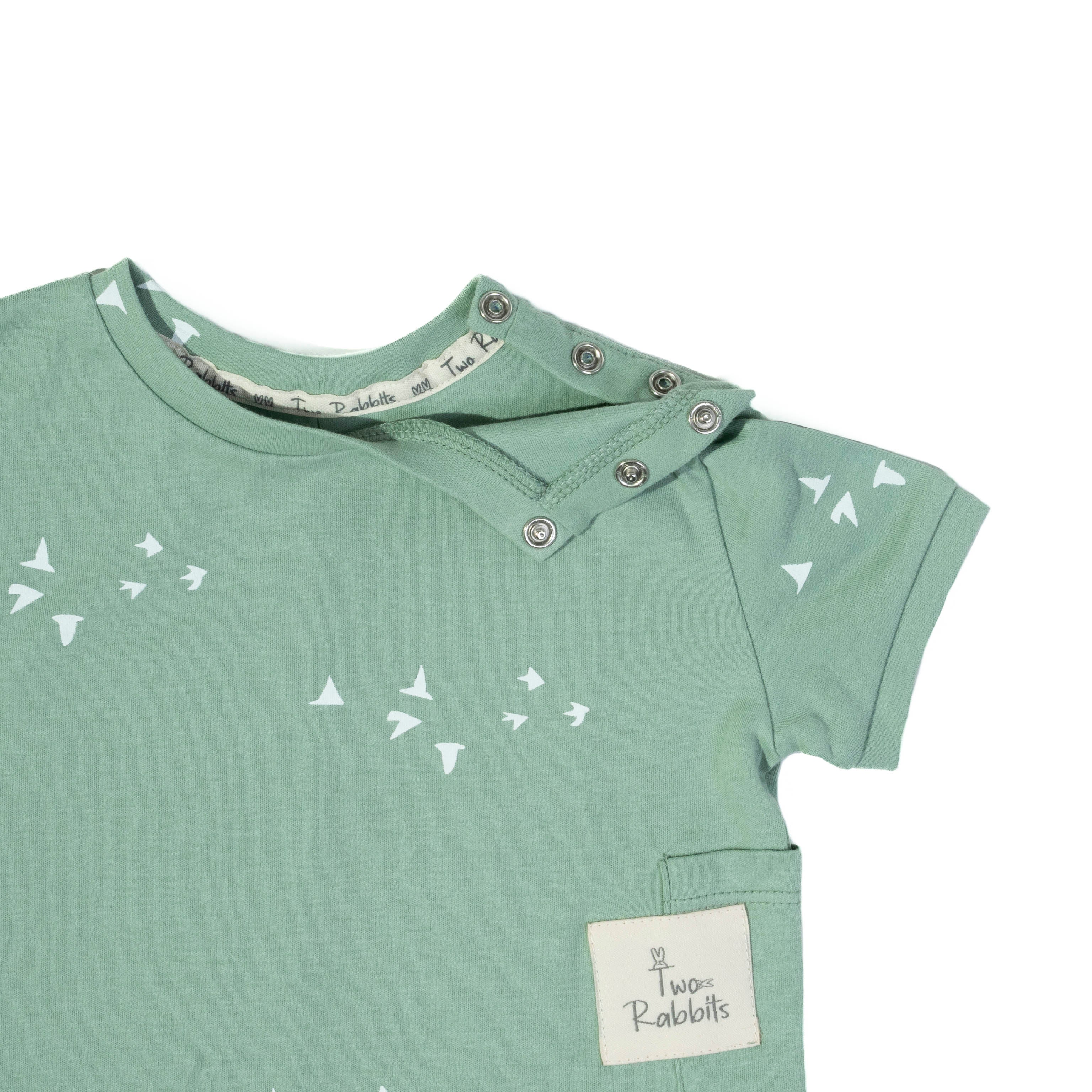 Playera Pima Oversize Birds