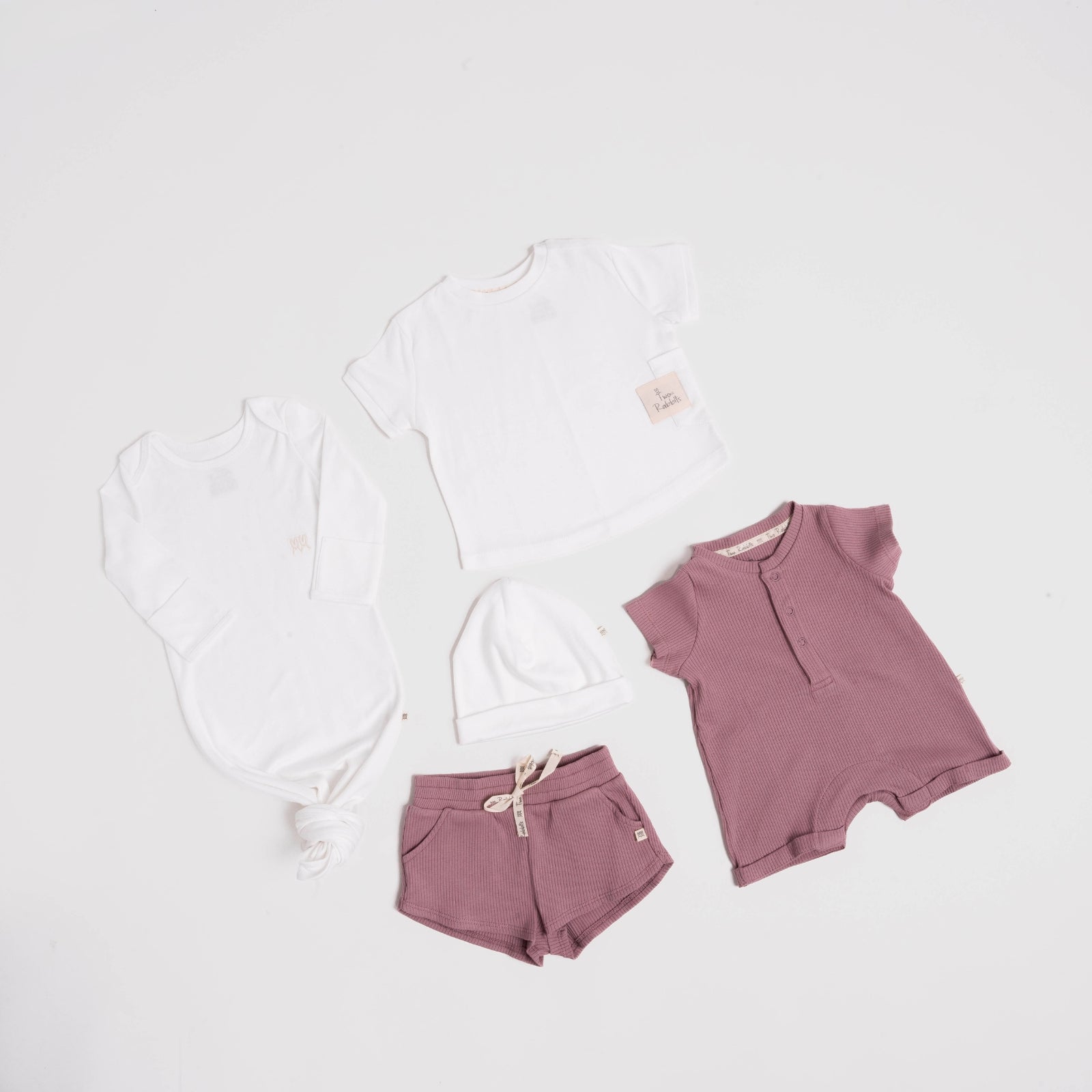 Romper Acanalado Mauve