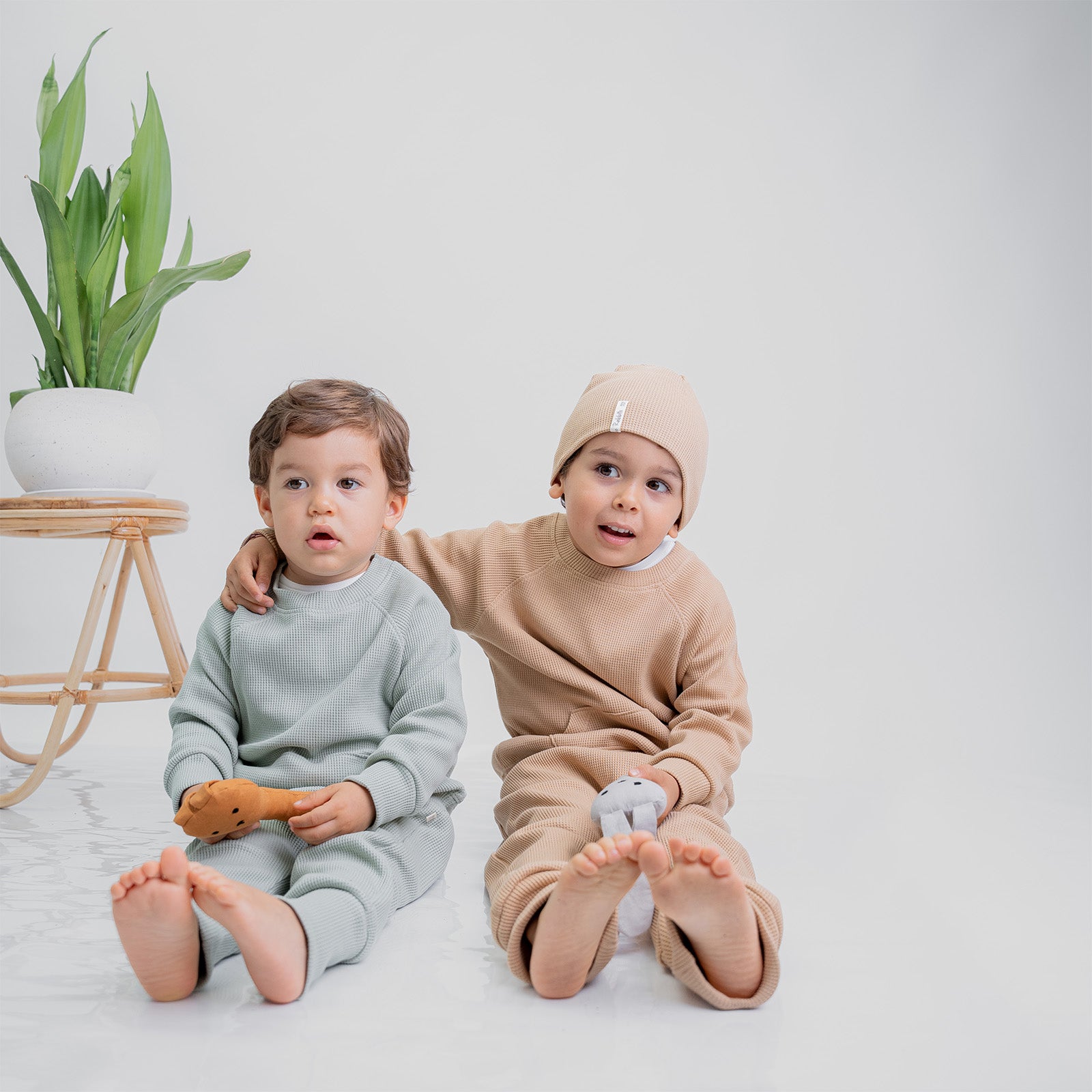 Sudadera Waffle Caramel