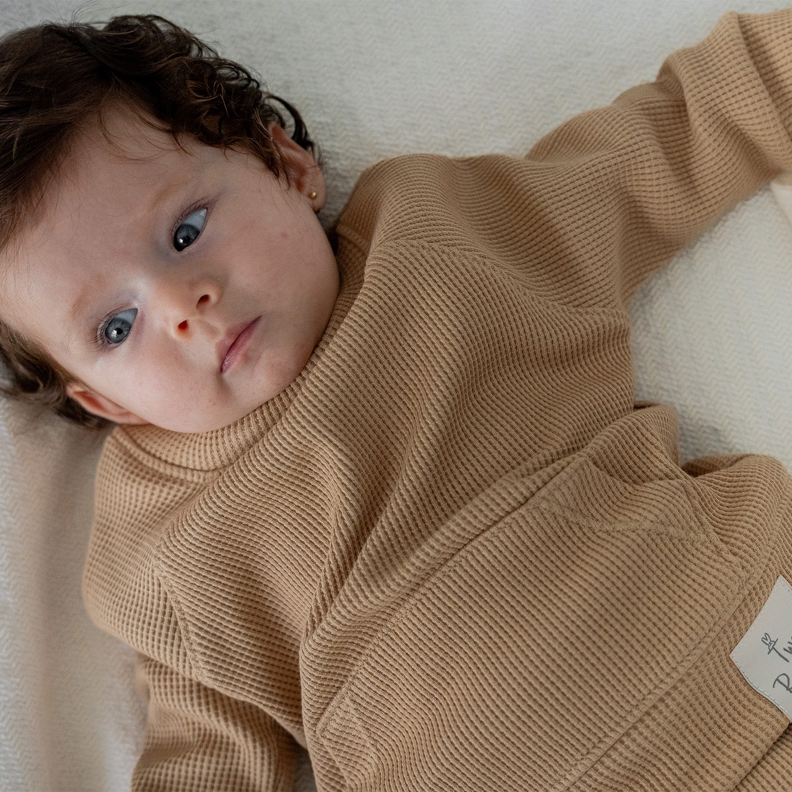 Sudadera Waffle Caramel