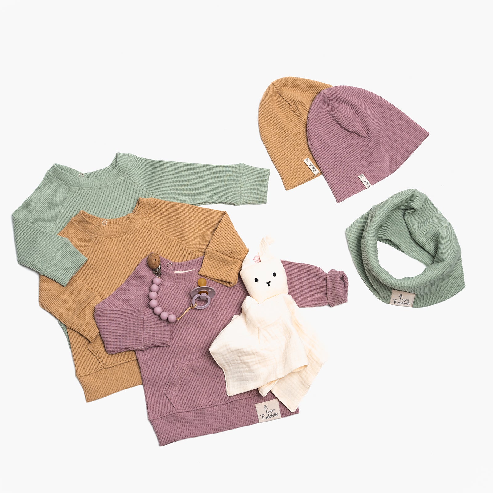 Sudadera Waffle Menta
