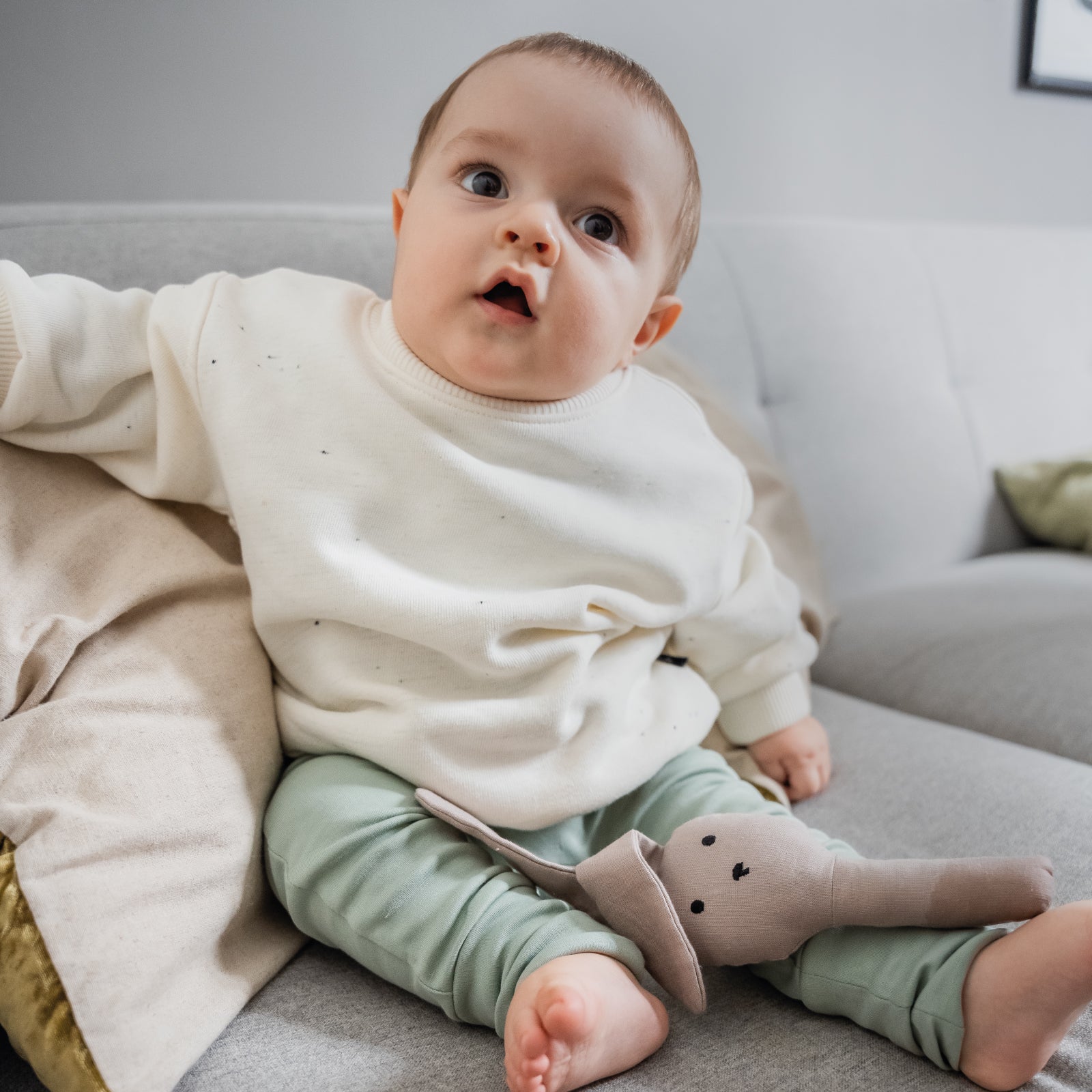 Sudadera Oversize Cuello Alto Cotton