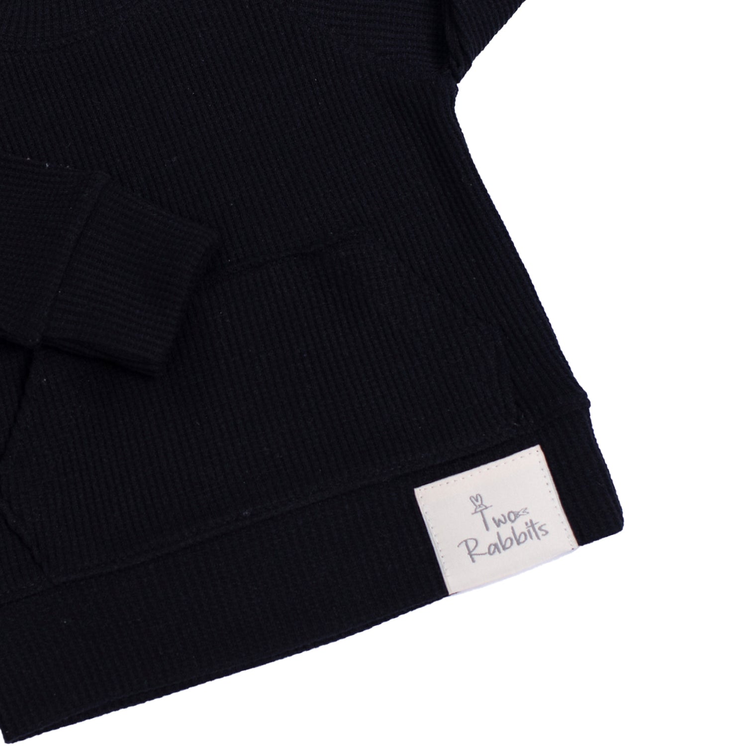 Sudadera Waffle Negro