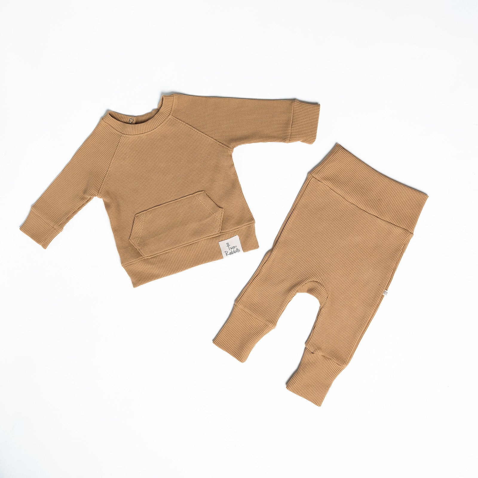 Conjunto Baby Waffle Caramel