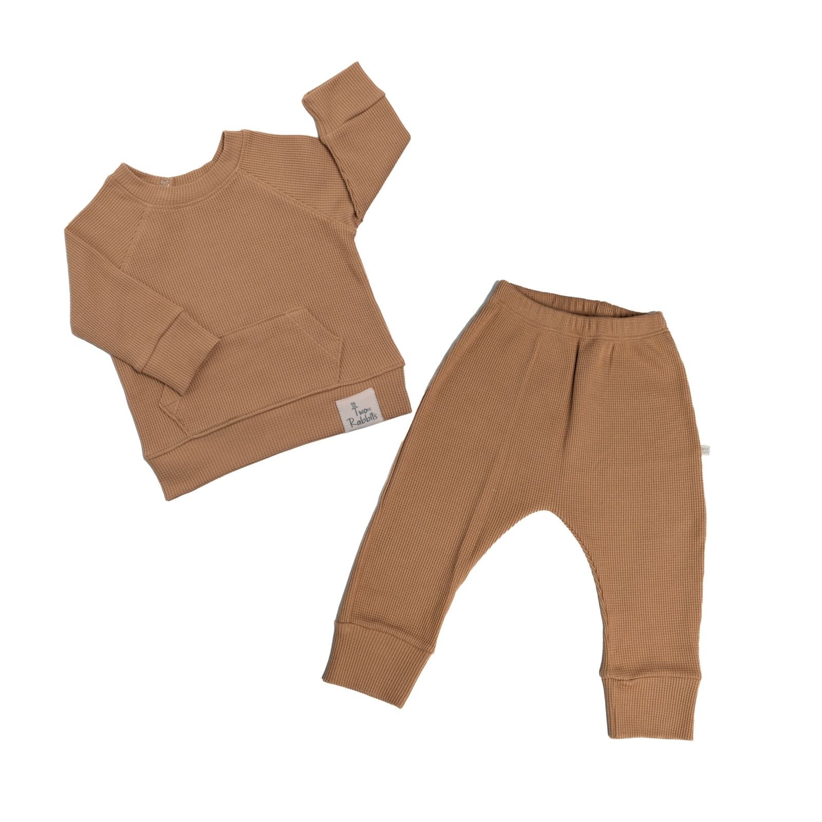 Conjunto Kid Waffle Caramel