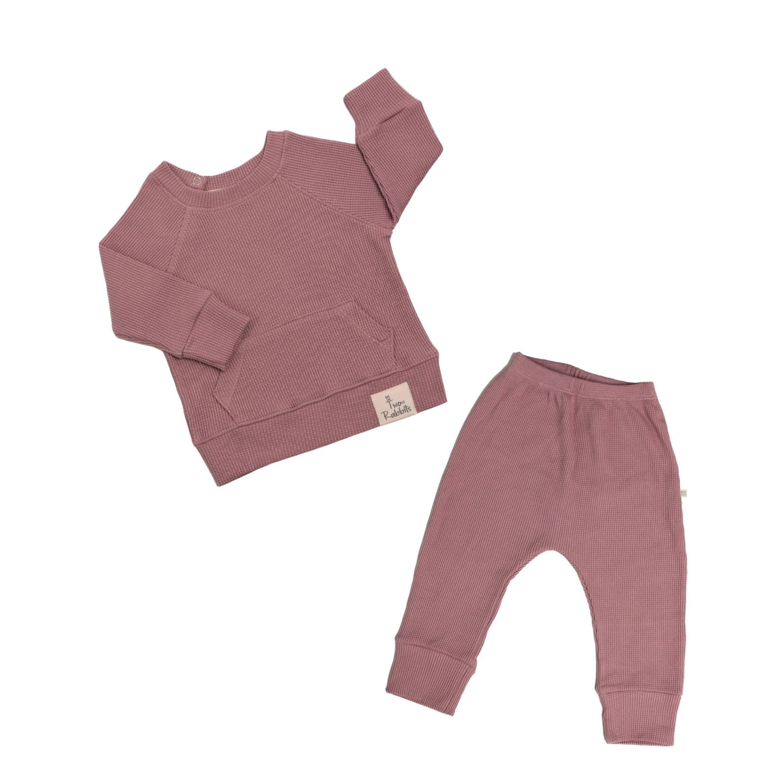 Conjunto Kid Waffle Mauve