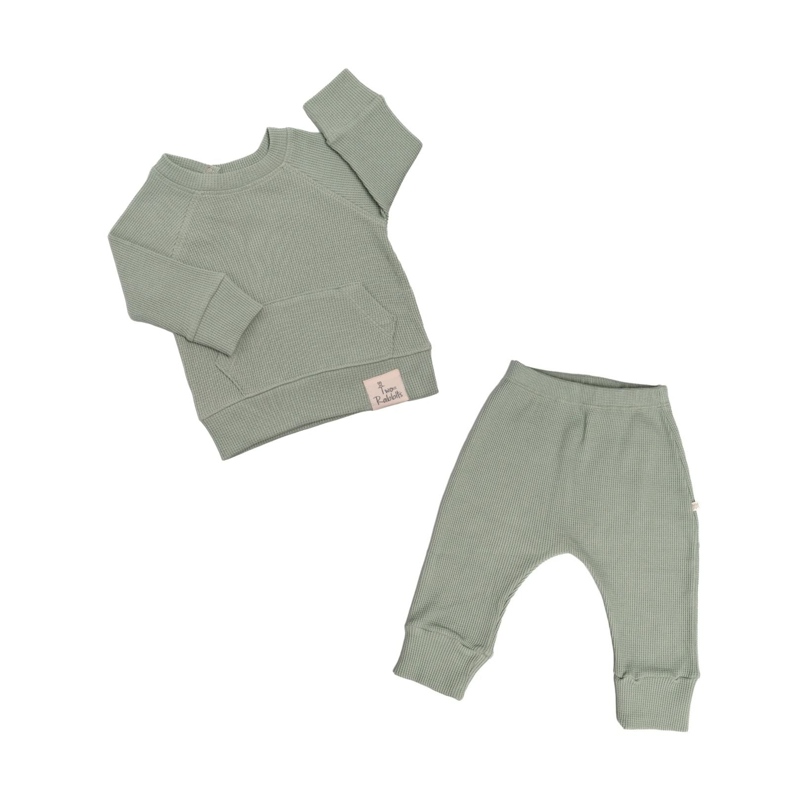 Conjunto Kid Waffle Menta