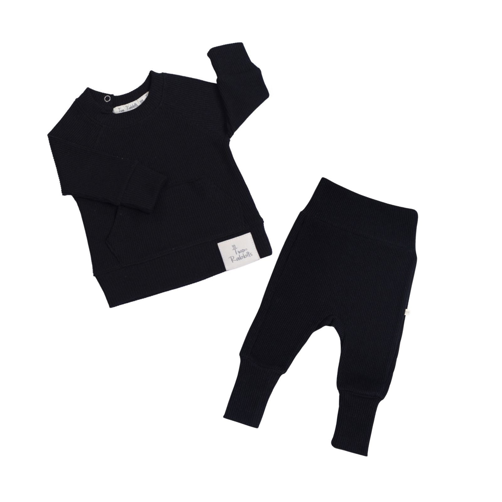 Conjunto Baby Waffle Negro