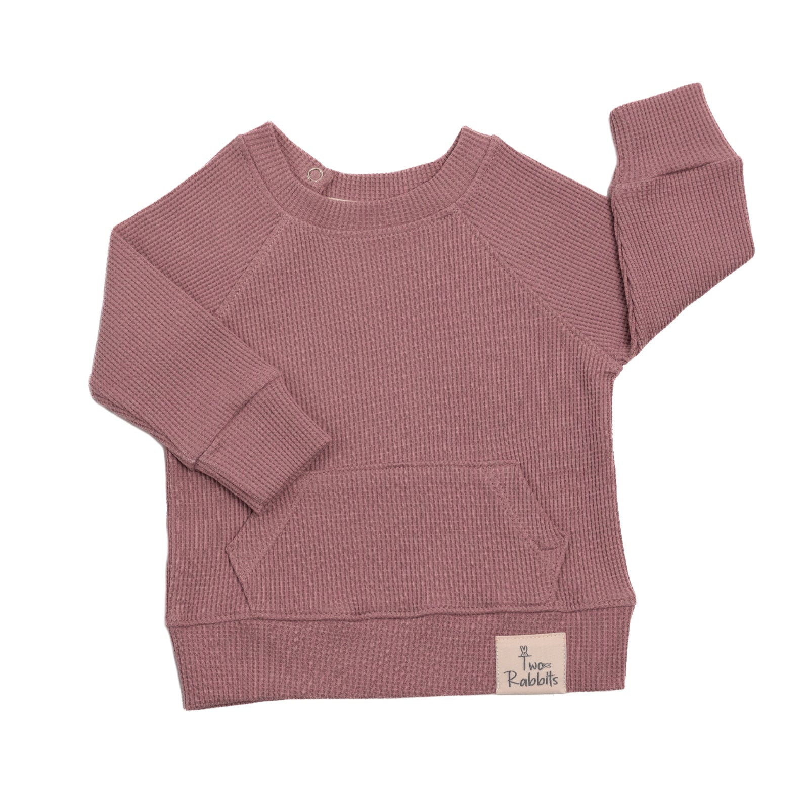 Sudadera Waffle Mauve